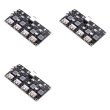 3X 4-Weg PD 65W Snellaadmodule PRO USB PD3.0/2.0 QC3.0/2.0 FCP AFC Snellaadkaart