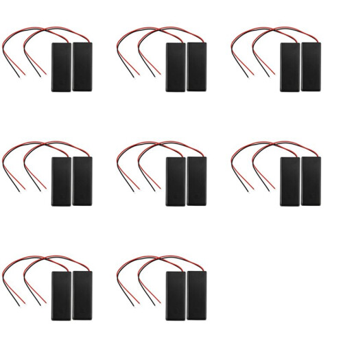 16pcs 2 X AAA 3 V Battery Holder Case Box Wire  / OFF  M Cover