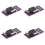 4X ACS758 ACS758LCB-050B Current Module Linear Hall Current Sensor PFF-T Current Detection 3-5V 50A 1