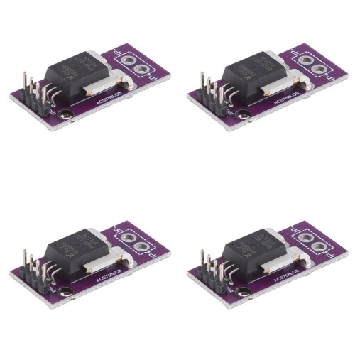 4X ACS758 ACS758LCB-050B Current Module Linear Hall Current Sensor PFF-T Current Detection 3-5V 50A