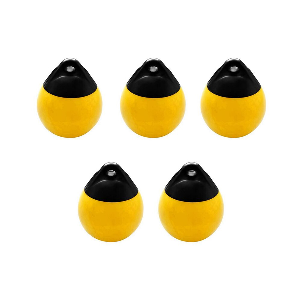 5X Heavy Duty Pvc Boat Round Anchor Buoy Dock Bumper Inflatable Protection Marine Mooring Buoy Yellow 6033793803958