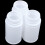 Plastic Empty Medicine Bottles Pill Tablet Container Holder 3pcs White 7
