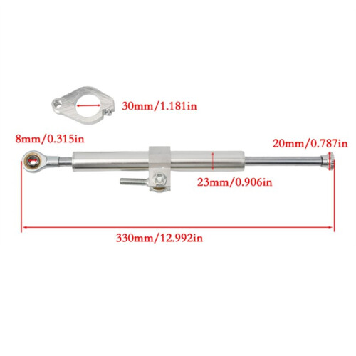 330MM Motorcycle  Direction Damper Accessories Fork Stabilizer Motorcycle Steering Damper 2