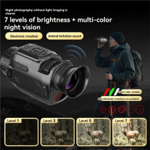 4K Digital 64MP 28X Zoom Infrared Monocular Telescope for Hiking and Camping