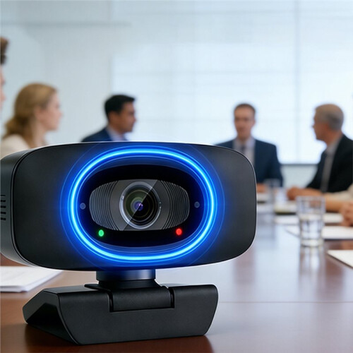 USB Webcam with  Noise Reduction and Autofocus, 120 HD Wide-Angle for Desktop 2