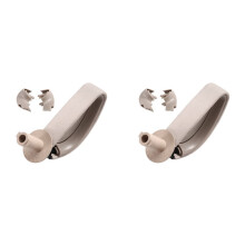 2X A2228600922 Base da Fivela Do Anel Guia Do Cinto de Segurança Traseiro para - Classe S W222 S320 S350 S400 Bege