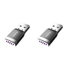 2X Draadloze CarPlay voor Android Auto-Adapter, USB Bedraad Naar Draadloos CarPlay-Converter, Plug en , Automatisch Verbinden voor Auto'S