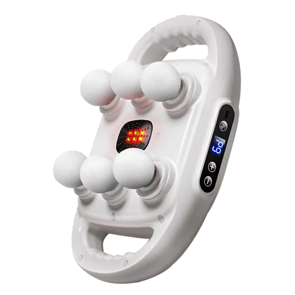 Stoyotu White (White) Fascia Massage Gun High Frequency Muscle Massager Gun Body Back Waist Shoulder Massage Machine 16 Heads Professional Fascia Gun