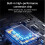 IRIN UHF Wireless Microphone Transmitter Receiver XLR 1 Transmitter and 2 Receiver Audio Mixer Adapter System 6