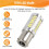 BA15S 12V White LED Sidelight Indicator Car Light Bulb 1156 P21W Silver 33-LED 2