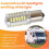 BA15S 12V White LED Sidelight Indicator Car Light Bulb 1156 P21W Silver 33-LED 3