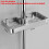 (Bright)Moderne Badezimmer Dusche Organizer mit Platz Aluminium Material Raum für 1