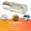 BA15S 12V White LED Sidelight Indicator Car Light Bulb 1156 P21W Silver 33-LED 5