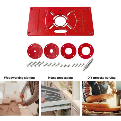 Router Table Insert Plate Woodworking Bench Table Saw for Multifunct Wood Plate Machine Engraving Tool Flip Board 1