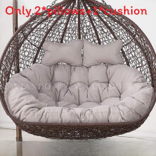 (Style19) Replacement For Cushions Hanging Egg Chairs Double Swing Seat Cushion Washable