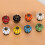 8pcs Pumpkin Ceramic Handles 38mm Drawer Knobs Cupboard Door Handles Single Hole Cabinet Handles 3