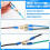 24 Pcs Electrical Quick Splice Wire Terminals, Piggyback Spade Connectors,Double Spade Connector 3