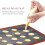 Biscuit/Bread/Kitchen Baking Appliance Accessories Perforated Silicone Baking Mat Non-Stick Oven Mat Lining Tool, 6PCS 3