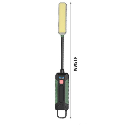 Rechargeable Magnetic Work Light, COB LED Work Lamp with 360 Gooseneck, Hook Flashlight, 5Modes, USB C 2