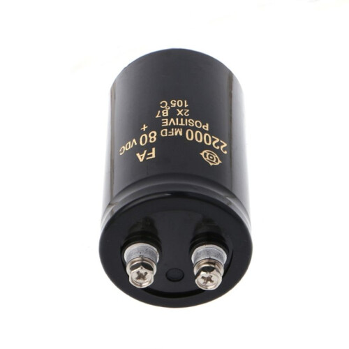 2200UF/80V High Capacity Bolt Type Electrolytic Capacitor 50x80mm 2
