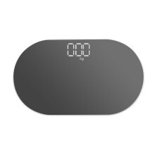 (Ellipse)Mini Scala Corpo Specchio Ricaricabile Usb Viaggio Digitale Peso 2514cm Alta Precisione 50g Strumento Salute Personale