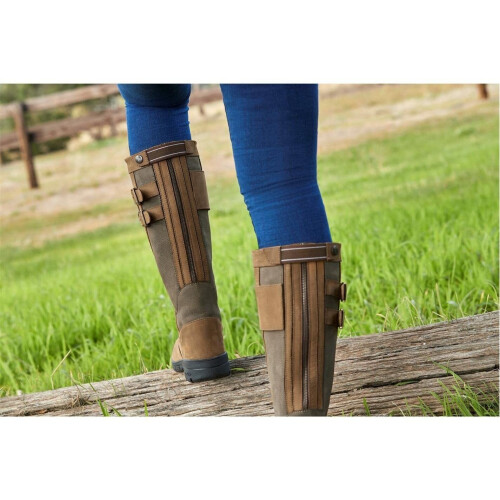 Dublin (3 UK, Dark Brown) Dublin Womens/Ladies Leather Long Riding Boots 2