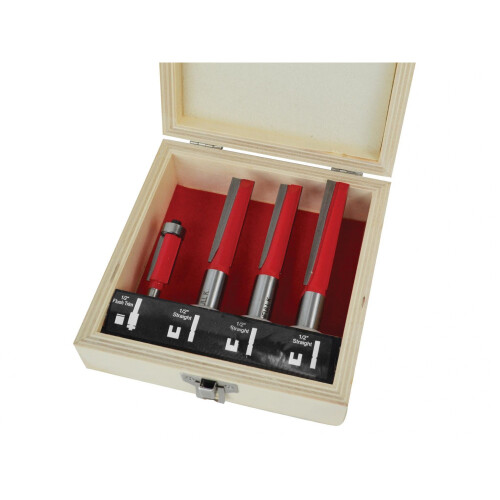 Faithfull Faithfull Router Bit Set For Worktop Jig, 4 Piece 2