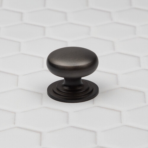 (32mm Knob) Dark Bronze Cabinet Cup & Button Knobs Pull 2
