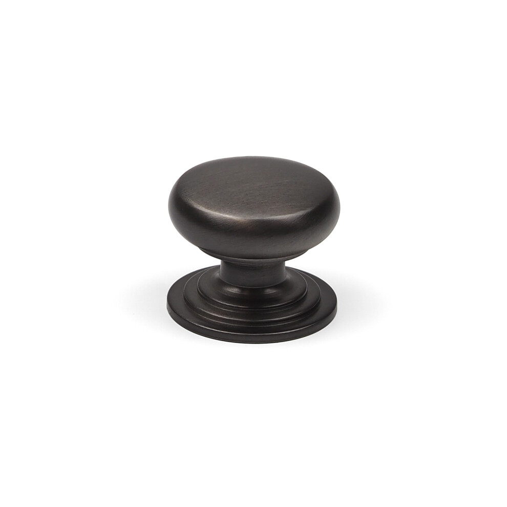 (32mm Knob) Dark Bronze Cabinet Cup & Button Knobs Pull