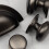 (32mm Knob) Dark Bronze Cabinet Cup & Button Knobs Pull 12