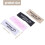 120 Pieces Personalized Sewing Labels Sew  Clothing Labels Handmade Interlocking Heart Pattern Label Tags 7