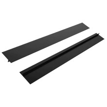 Silicone Stove Covers (2 Pack), Stove Guard, Heat Oven Filler, Easy Clean Heat Resistant, Easy Clean, Black