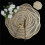 12pcs Fanquare Gold Round Placemats and Coasters Rose Pattern for Dining Decor 3