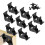 8 Pack Folding Brackets, Heavy-Duty Self-Locking Hinges with Screws, Foldable Lock Extension Support Brackets 2
