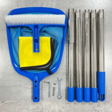 Pool Net with Pole Cleaner Swimming Pool Skimmer Clean Kit for Inground over Ground Backyard Garden Patio Park