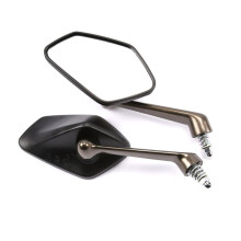 1 Pair Left and Right Motorcycle Rear View Mirrors for 310 ZT250-S-R ZT310X XT310R XT310T XT310V