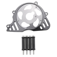 For Z1000 2010-2020 Moto Front Sprocket Left Side Chain Guard Cover Engine Protection Black