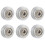 20Pcs 3D Printer Clear Polycarbonate Wheel Plastic Pulley Linear Bearing for  CR-10 S5  3 Pro Printer 2