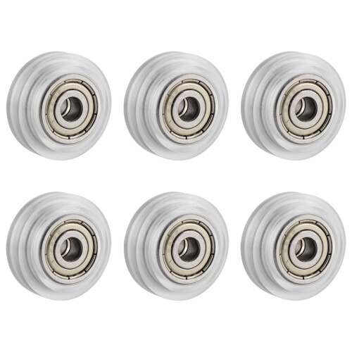 20Pcs 3D Printer Clear Polycarbonate Wheel Plastic Pulley Linear Bearing for  CR-10 S5  3 Pro Printer 1