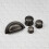 (76mm Cup) Dark Bronze Cabinet Cup & Button Knobs Pull 11