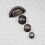 (76mm Cup) Dark Bronze Cabinet Cup & Button Knobs Pull 9