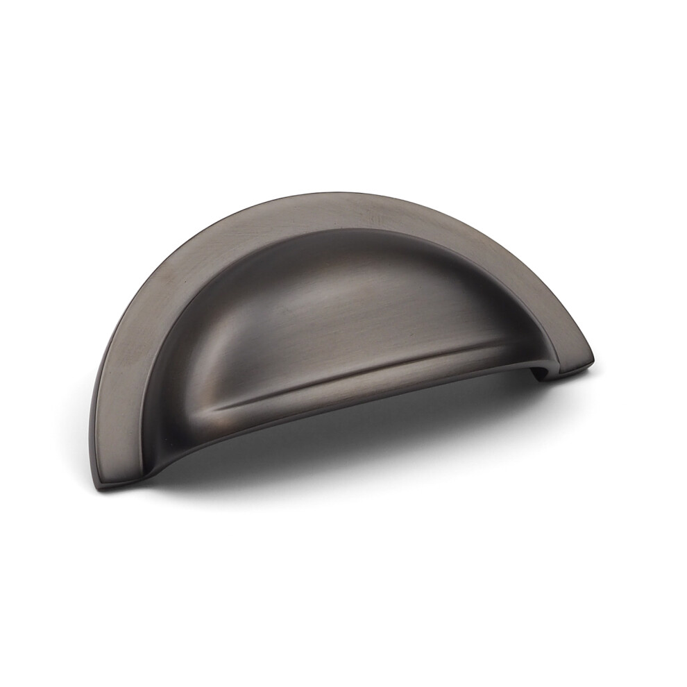(76Mm Cup) Dark Bronze Cabinet Cup & Button Knobs Pull 5056767304115