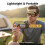 Rechargeable LED Glasses Headlight Glasses Unhindered  Light for Running Camping Work 5