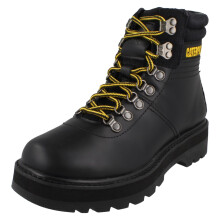(Black, UK 8) Unisex Caterpillar Lace Up Boots - Vanquish