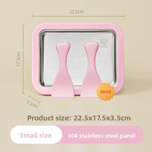 (Pink,22.5x17.5cm)Macchina per yogurt fritto fatta in casa piastra fredda istantanea ideale per fare gelato laminato