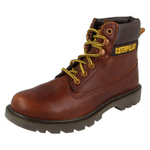 (Brown, UK 8.5) Unisex Caterpillar Pull Lace Up Boots - Colorado 2.0