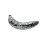 Disco  Banana Shape  Home Decor Table Bar Stage Rotating Disco Fruit Decoration Accessories Silver 1