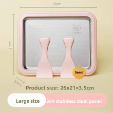 (Pink,26x21cm)Macchina per yogurt fritto fatta in casa piastra fredda istantanea ideale per fare gelato laminato