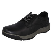 (Black, UK 11) Mens Hush Puppies Lace Up Casual Shoes - Olson