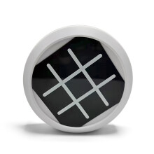 (White) [Mini Portable | 4 Game Modes] Mini Portable 1 Tic-Tac-Toe Game Console | 4 Game Modes | Memory/Battle/Speed/Level-Breaking